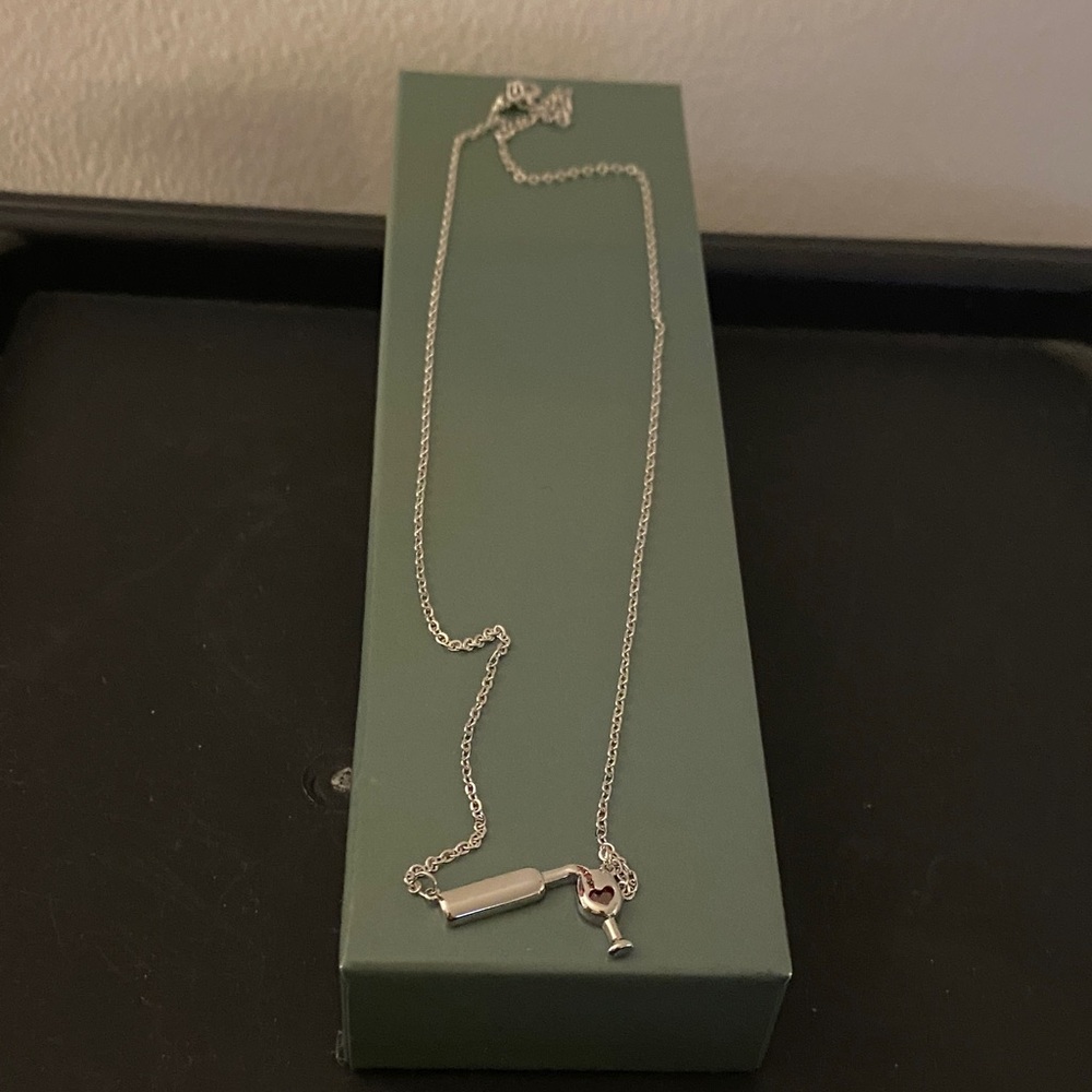 A Bottle of Wine Necklace